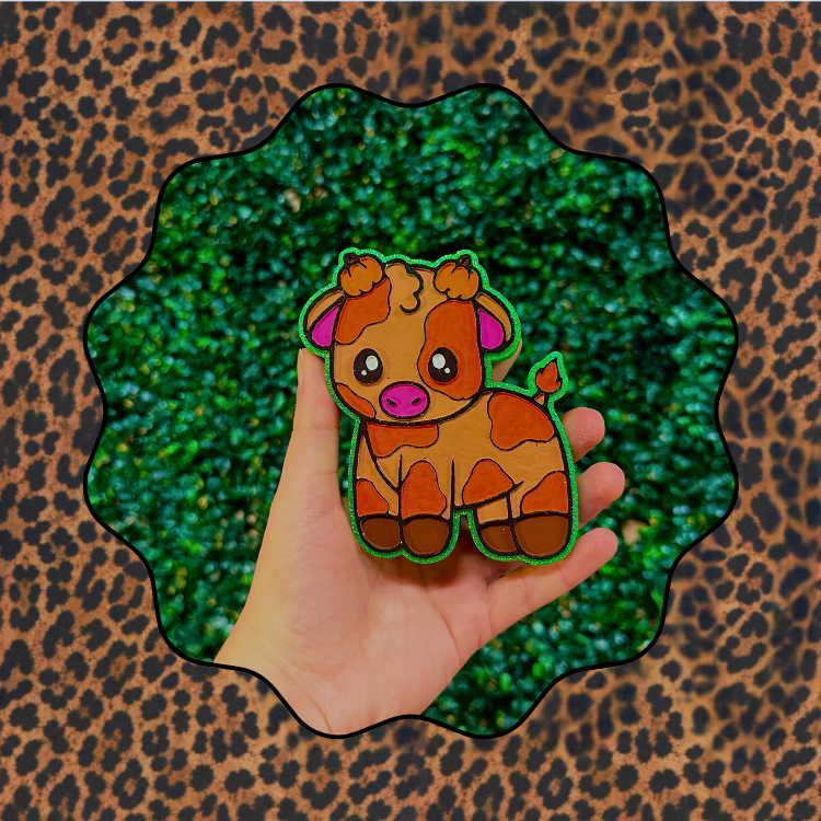 Cutie Pumpkin Cow Freshie