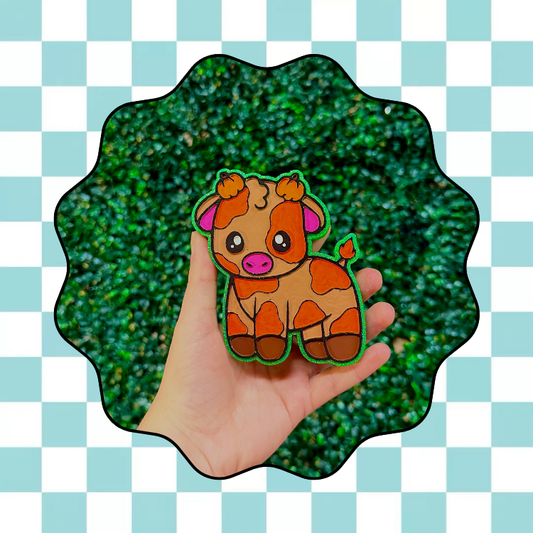 Cutie Pumpkin Cow Freshie