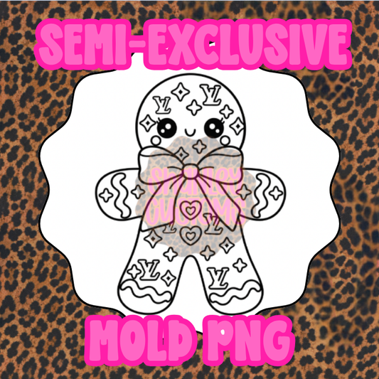 Bougie Gingerbread PNG