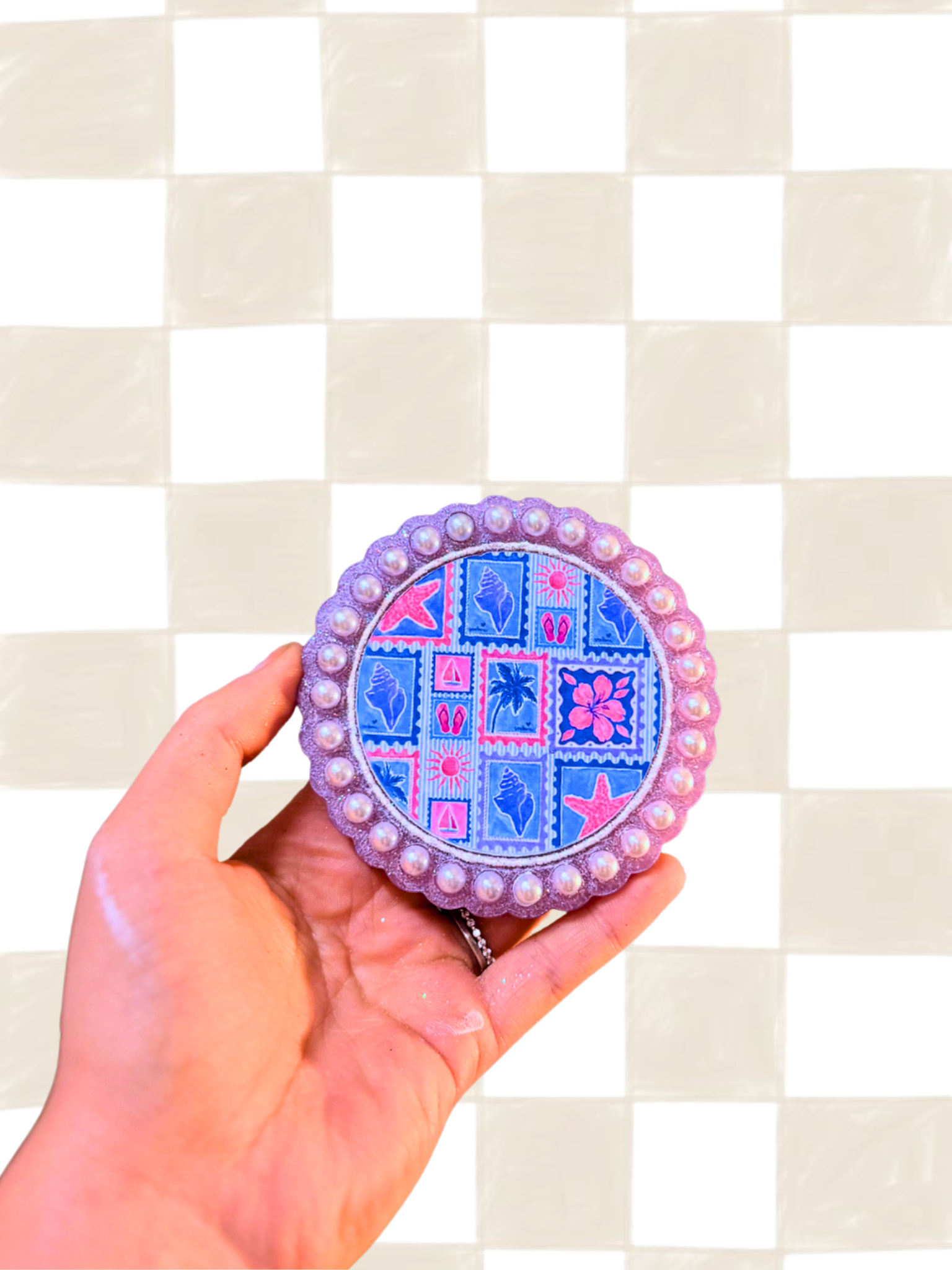 Dotted Border Cardstock Freshie