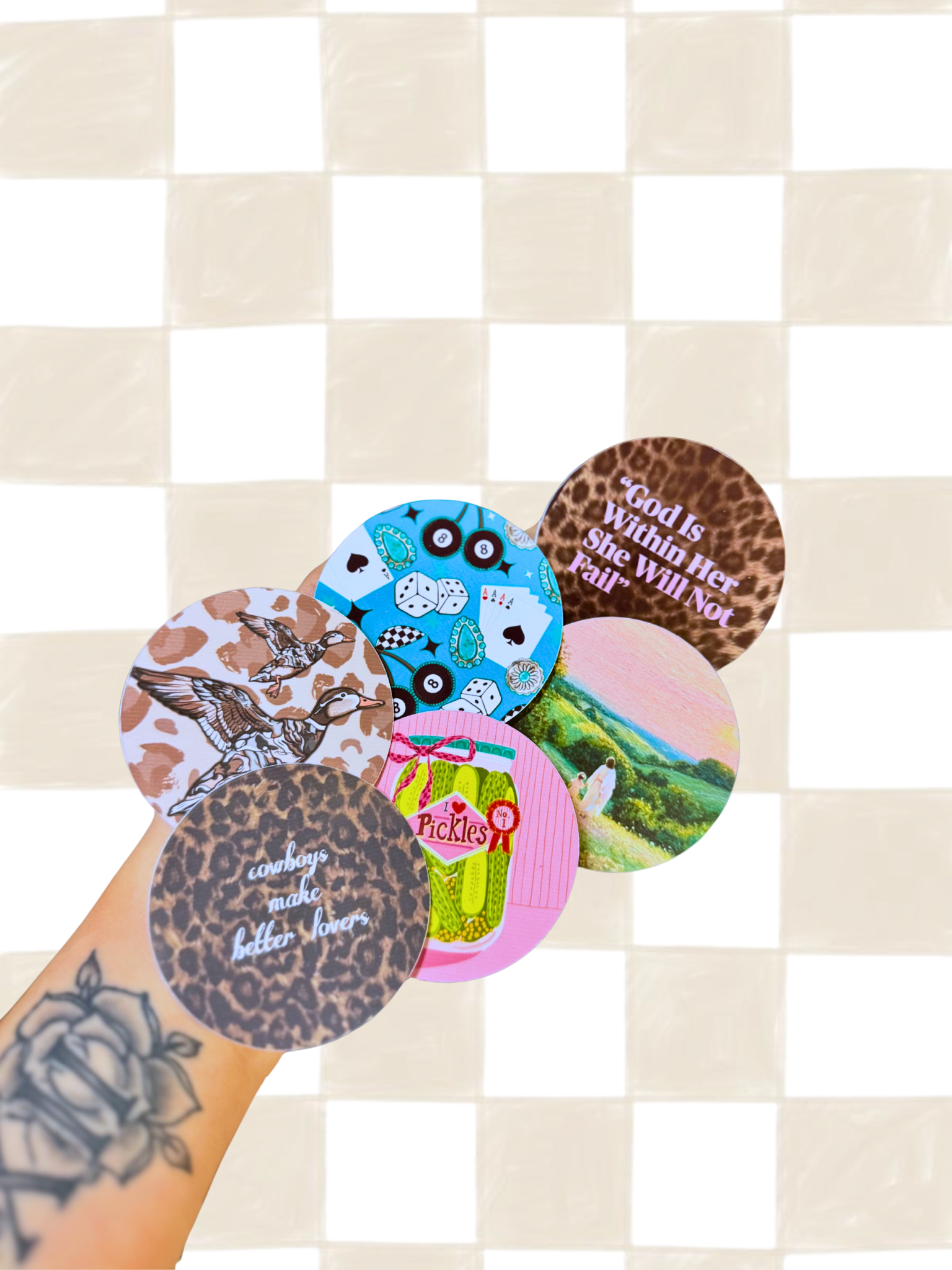 Round Cardstock Grabbags