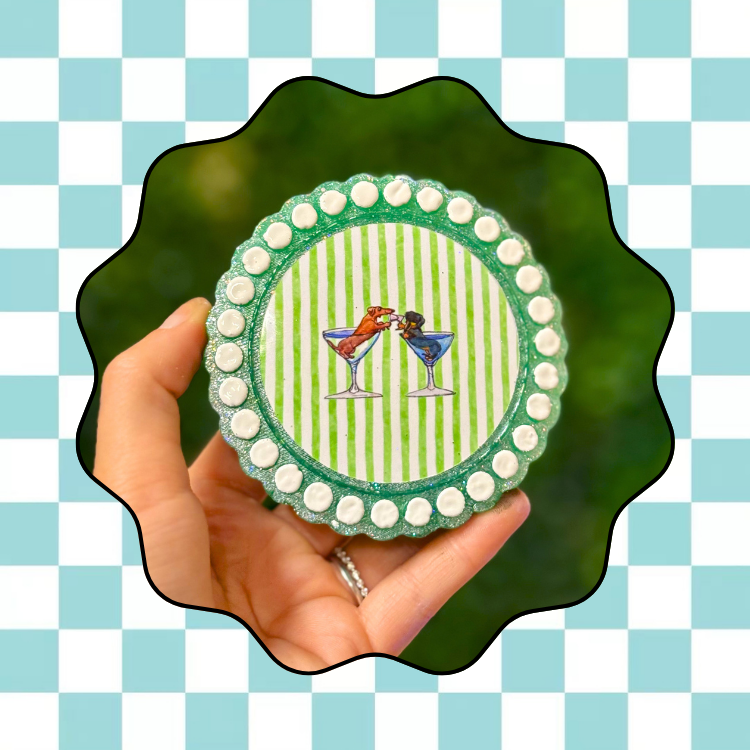 Dotted Border Cardstock Freshie