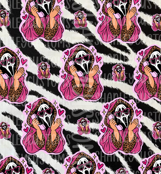 Sassy Scream Seamless Pattern