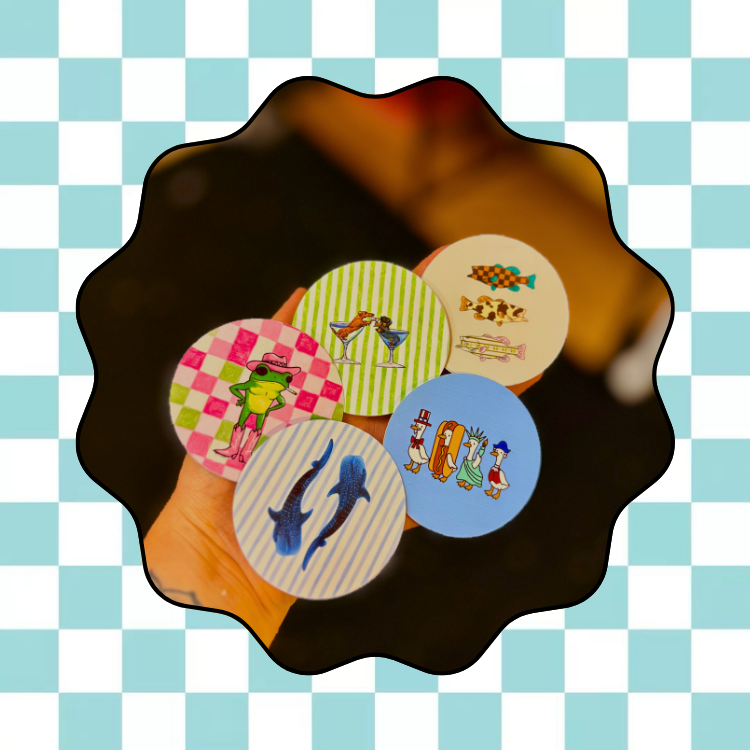 Round Cardstock Grabbags