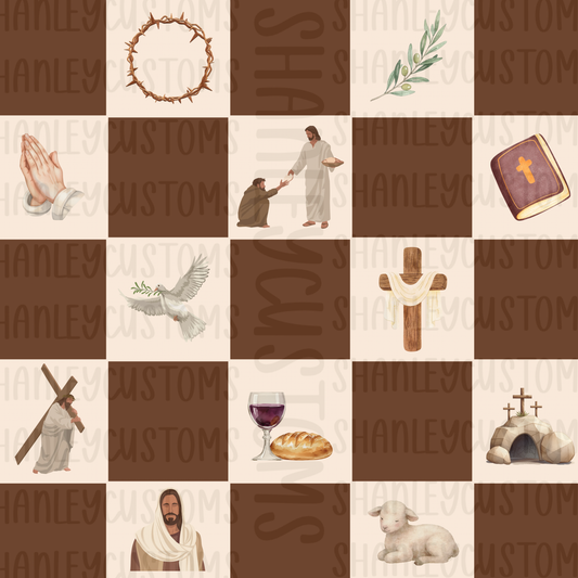 Jesus Seamless Pattern