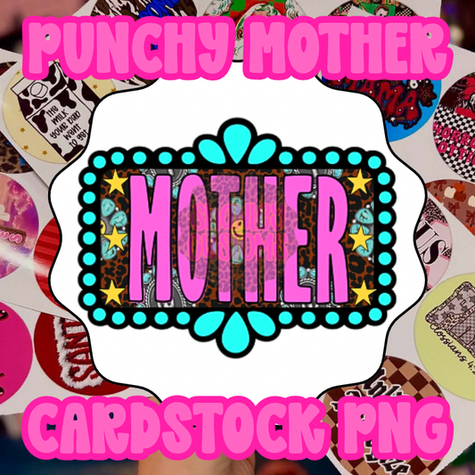 Mother Cardstock PNG