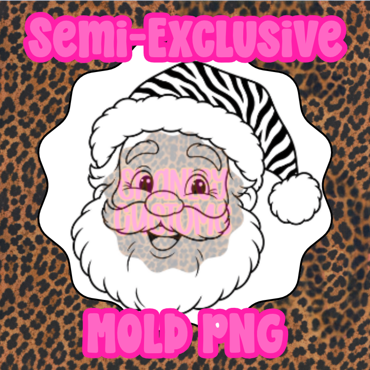 Zebra Santa PNG
