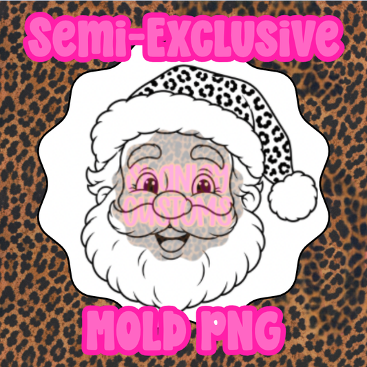 Leopard Santa PNG
