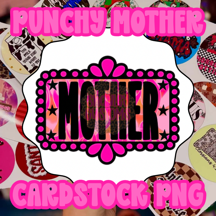 Mother Cardstock PNG