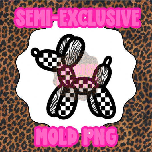 Pattern Balloon Dog (1) PNG