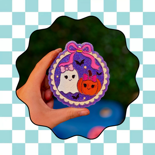 Ghost/Pumpkin Frame Freshie