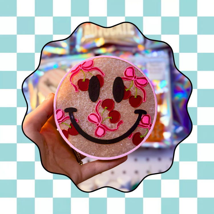 Cherry Smiley Face Freshie