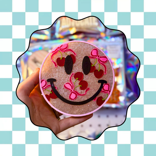 Cherry Smiley Face Freshie